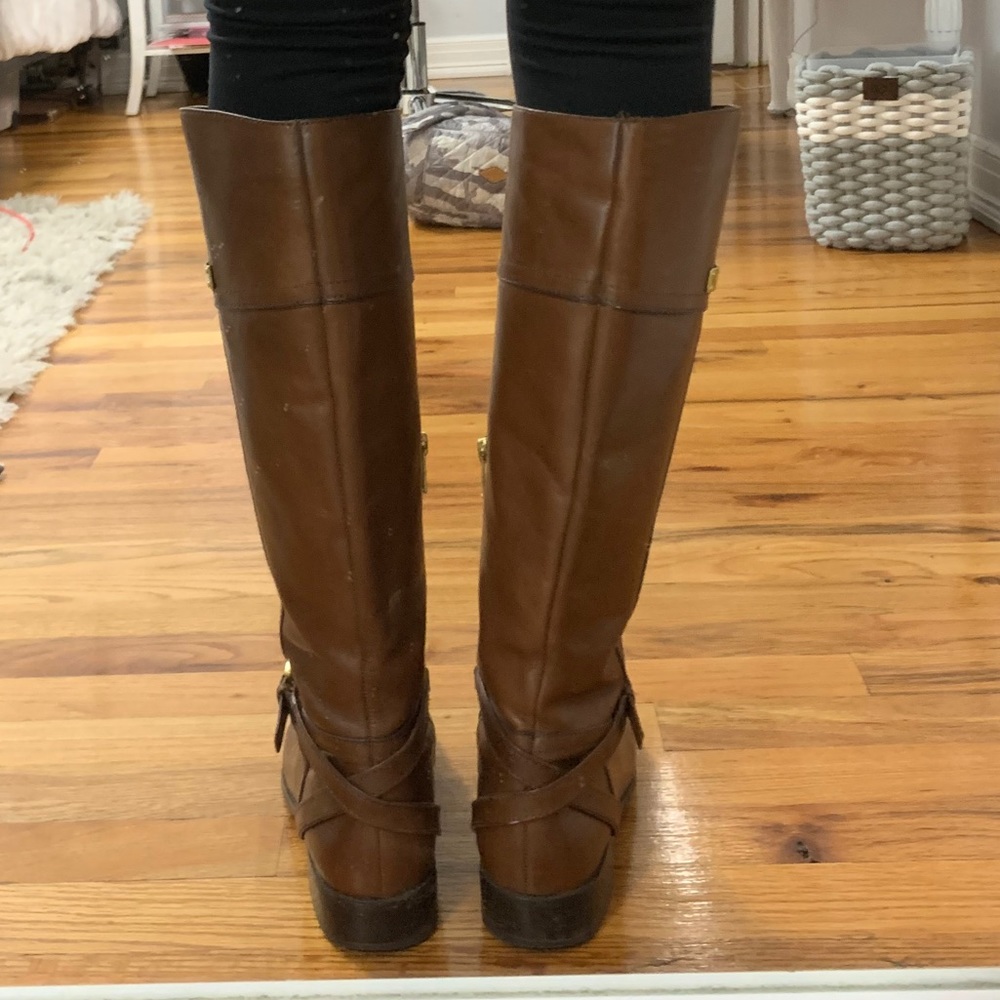 COACH LEATHER RIDING BOOTS - Picture 3 of 4
